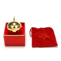 Sleigh Bell Gold Electroplate Ornament By Wallace