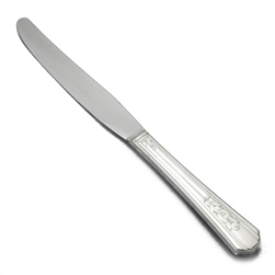 William A. Rogers Rosalie Silverplate Dinner Knife, Modern Blade